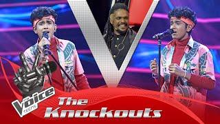 Danuk Lamasuriya | Ada Thaniyen Ma ( අද තනියෙන් මා ) |  The Knockouts | The Voice Teens Sri Lanka