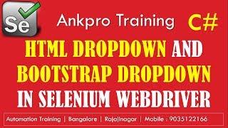 Selenium with C# 21 - Differences between handling HTML dropdown and bootstrap(non select) dropdown.