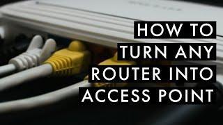 How to Turn Any Router Into A WiFi Extender | Access Point | wifi repeater