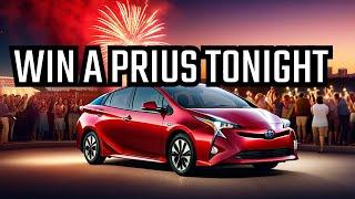 Giving away a Toyota Prius tonight!