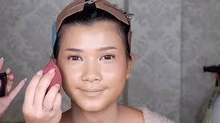 TUTORIAL MAKEUP UNTUK CLIENT SAWO MATANG/TAN SKIN ! Nyobaik tehnik FOUNDATION BAKAR 