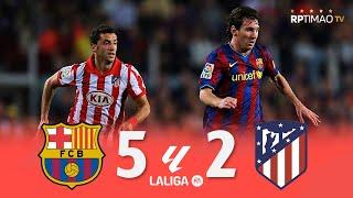 Barcelona 5 x 2 Atlético de Madrid ● La Liga 09/10 Extended Goals & Highlights ᴴᴰ