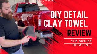 DIY Detail Clay Towel Review #detailing #autodetailing #cardetailing #autodetailer #detailingproduct