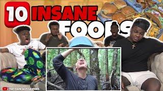 HE REALLY JUST ATE A WORMWorld's 10 Insane Foods |Would You Eat That?|Reaction!