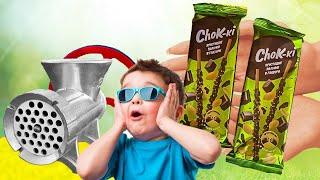 Experiment Meat Grinder vs Chocolate Sticks
