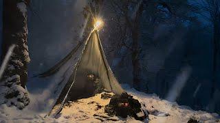 Winter Camping in a Snow Storm I Tips for Surviving the Cold