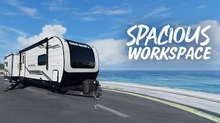 Your Dream MOBILE WORKSPACE?! 2025 Eddie Bauer 32MKS | RV Review