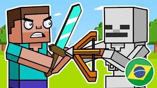 AS AVENTURAS DO STEVE - FILME 1 - MINECRAFT ANIMAÇÃO