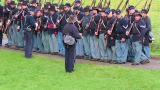 Federal Dress Parade (part 1) at the Civil War Reenactment in Zoar, Ohio