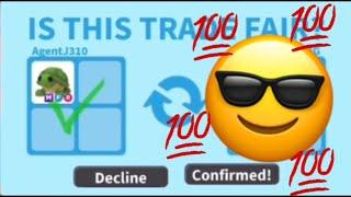 I traded away my Mega Turtle in a Rich Adopt Me Server #roblox #youtube #gaming #adoptme #robloxedit