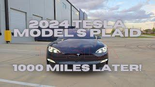 2024 Tesla Model S Plaid | 1000 Miles later, let's talk!