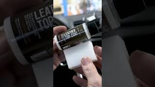 LEATHER EXPERT | HOW TO FIX REPAIR A BLACK LEATHER STEERING WHEEL
