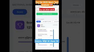 SSC GD 2025| Test book Mock test analysis|Ssc gd 2025 test #rojgarwithankitsir #testbook#motivation