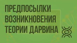 Предпосылки возникновения теории Дарвина. Видеоурок по биологии 11 класс