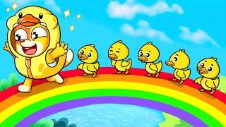 Five Little Ducks (Animal Version) | Nursery Rhymes & Kids Songs | Baby Ringo