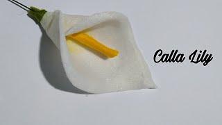 Cara Membuat Bunga Calla Lily Dari Kain Flanel