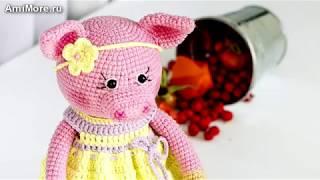 Амигуруми: схема Хрюшеньки. Игрушки вязаные крючком - Free crochet patterns.