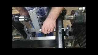 part 7 wood lathe duplicator,  wood lathe copier, My Lathe Tool basic setup