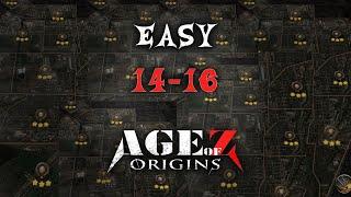 Классическое сражение. Борьба за башни 14-16 easy | Age of Z Origins