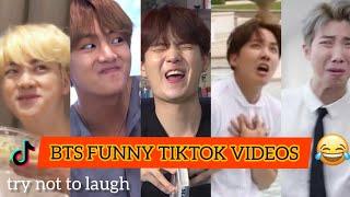 BTS funny Tik Tok Video comedy  #BTS Hindi Mix TikTok videotry not to laugh 