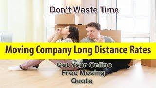 Moving Company Long Distance Rates | Get 7 FREE Quotes & Save Up To 35%