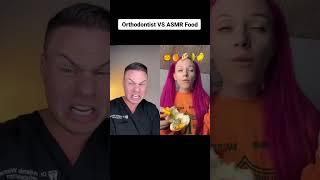 Orthodontist Reacts! Braces VS ASMR Food