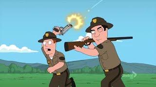 Family Guy - Good thing bad guys are such terrible shots