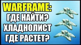 Warframe: Где взять Хладнолист? Где растет Хладнолист?