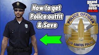 GTA 5 online How to get police uniform ! In GTA 5 Online / guide , easiest way and how to save