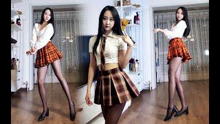 【大伊美】JK制服版大摆锤 丝滑换装~Phut hon