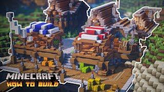 Minecraft: How to Build Medieval Docks and Medieval Shop