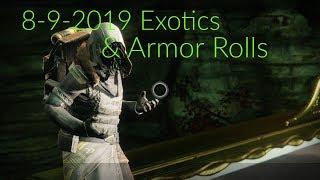 Xur Location, Exotic's & Invitations 8-9-2019 (Destiny 2)