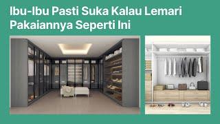 10 Model Lemari Pakaian Minimalis, Yang Bikin Kamar Lebih Mewah