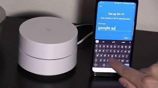 HOW TO CONNECT AND SETUP GOOGLE WiFi WITH APP, INTERNET SPEED RESULTS