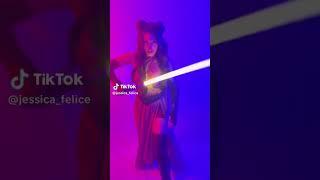 Jessica Felice 03 Star Wars #Cosplay #Shorts: Jedi Knight Character Makeup Hair Costume Super Fan