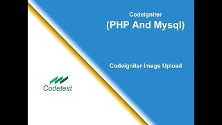 CodeIgniter Tutorial - Upload Image File using Jquery Ajax(Telugu)