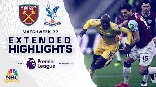 West Ham United v. Crystal Palace | PREMIER LEAGUE HIGHLIGHTS | 1/18/2025 | NBC Sports