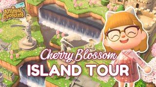 CHERRY BLOSSOM ISLAND TOUR  Dream Address Launch! // Animal Crossing: New Horizons