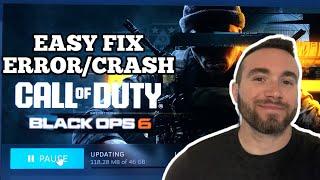 How to Fix Crashing, Freezing and Errors For Call of Duty Black Ops 6 PC/Windows/Steam