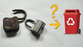 Everyone throws locks without keys. False lock. Lock from honest people