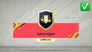 FIFA 20 HYBRID LEAGUES SBC - CHEAPEST METHOD (SBC COMPLETED)