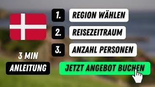 Ferienhaus in Dänemark finden & buchen in 3 Minuten  Ferienhaus Dänemark Anleitung