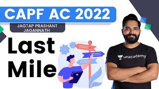 CAPF AC 2022 Last Mile | Jagtap Prashant Jagannath | Unacademy Shaurya