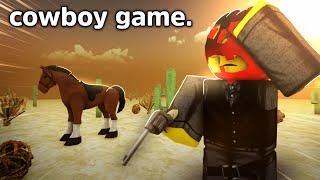 THE BEST WILD WEST GAME ON ROBLOX...