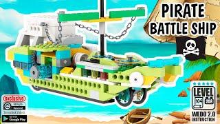 Pirate battle ship lego WEDO instruction | Лего пиратский боевой корабль WEDO инструкция