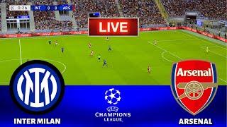 LIVE | INTER MILAN vs ARSENAL - UEFA Champions League | PES 21 Simulation