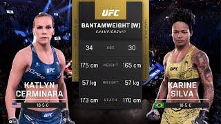 UFC 5 AI vs AI: Katlyn Chookagian vs Karine Silva – Striking vs Submission!