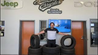 Receive $1,000 toward tires when you purchase a new vehicle from Indian Head Chrysler! Limited time!