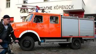 || EX Berliner TLF Jetzt Museum`s Fahrzeug  Zur Besuch auf der feuerwache Köpenick||