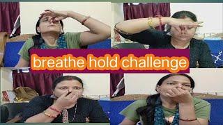 BREATH HOLD CHALLENGE//REQUESTED VIDEO//HIDDEN NOSE PIN RING CHALLEN xyzuv by request @ komalika vl